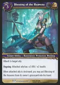 Blessing of the Heavens - Blood of Gladiators - WoW card