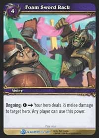 Foam Sword Rack - Blood of Gladiators - WoW card