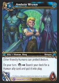 Anduin Wrynn - Blood of Gladiators - WoW card