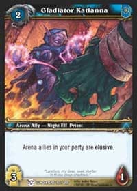 Gladiator Katianna - Blood of Gladiators - WoW card