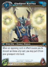 Gladiator Kinivus - Blood of Gladiators - WoW card