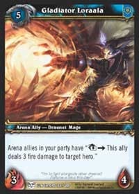 Gladiator Loraala - Blood of Gladiators - WoW card