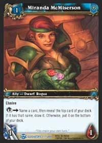 Miranda McMiserson - Blood of Gladiators - WoW card