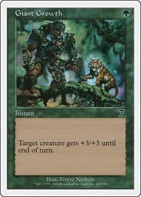 Giant Growth - 7th Edition - Magic: The Gathering card