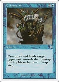 Exhaustion - Starter 1999 - Magic: The Gathering card