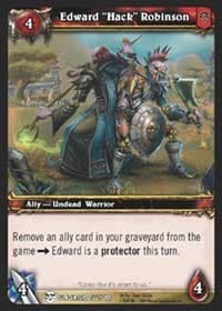 Edward "Hack" Robinson - Blood of Gladiators - WoW card