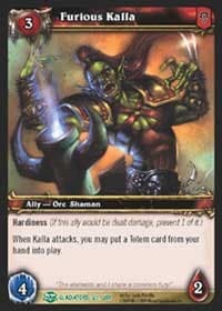 Furious Kalla - Blood of Gladiators - WoW card
