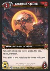 Gladiator Addisyn - Blood of Gladiators - WoW card