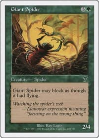 Giant Spider - 7th Edition - Magic: The Gathering card