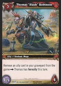 Thomas "Slash" Robinson - Blood of Gladiators - WoW card