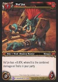 Vol'jin - Blood of Gladiators - WoW card