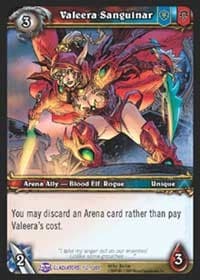 Valeera Sanguinar - Blood of Gladiators - WoW card