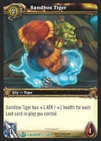 Sandbox Tiger - Blood of Gladiators - WoW card