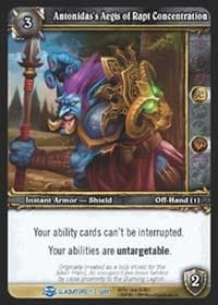 Antonidas's Aegis of Rapt Concentration - Blood of Gladiators - WoW card