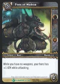 Fists of Mukoa - Blood of Gladiators - WoW card