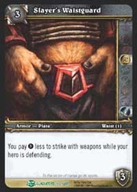 Slayer's Waistguard - Blood of Gladiators - WoW card