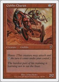Goblin Chariot - 7th Edition - Magic: The Gathering card