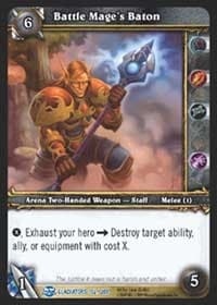 Battle Mage's Baton - Blood of Gladiators - WoW card