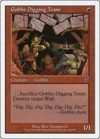 Goblin Digging Team - 7th Edition - Magic: The Gathering card