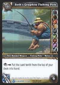 Seth's Graphite Fishing Pole - Blood of Gladiators - WoW card