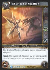 Shuriken of Negation - Blood of Gladiators - WoW card