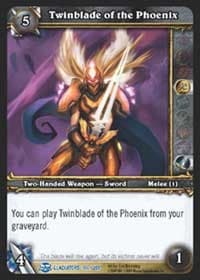 Twinblade of the Phoenix - Blood of Gladiators - WoW card