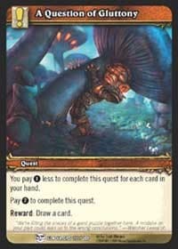 A Question of Gluttony - Blood of Gladiators - WoW card