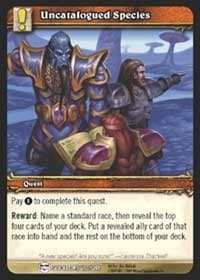 Uncatalogued Species - Blood of Gladiators - WoW card