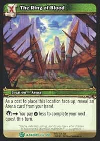 The Ring of Blood - Blood of Gladiators - WoW card
