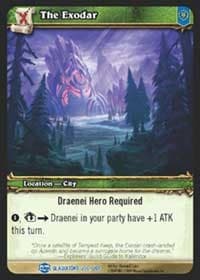 The Exodar - Blood of Gladiators - WoW card