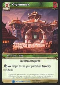Orgrimmar - Blood of Gladiators - WoW card