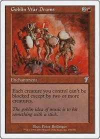 Goblin War Drums - 7th Edition - Magic: The Gathering card
