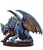 Blue Wyrmling - Dragoneye - D & D Miniatures card
