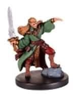 Elf Pyromancer - Harbinger - D & D Miniatures card