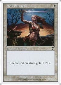 Holy Strength - 7th Edition - Magic: The Gathering card