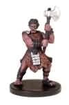 Krusk, Half-Orc Barbarian - Harbinger - D & D Miniatures card