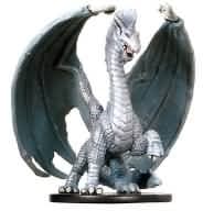 Large Silver Dragon - Archfiends - D & D Miniatures card