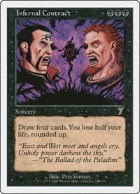 Infernal Contract - 7th Edition - Magic: The Gathering card
