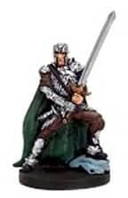 Regdar, Human Fighter - Dragoneye - D & D Miniatures card