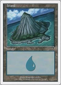 Island (335) - 7th Edition - Magic: The Gathering card