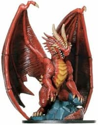 Huge Red Dragon - Giants Of Legend - D & D Miniatures card