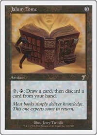 Jalum Tome - 7th Edition - Magic: The Gathering card