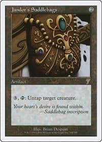Jandor's Saddlebags - 7th Edition - Magic: The Gathering card