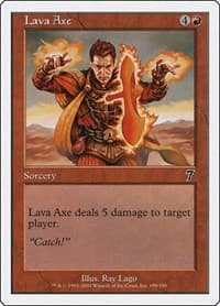 Lava Axe - 7th Edition - Magic: The Gathering card