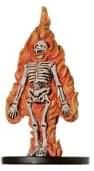 Burning Skeleton - Deathknell - D & D Miniatures card