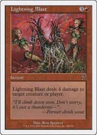 Lightning Blast - 7th Edition - Magic: The Gathering card