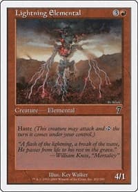 Lightning Elemental - 7th Edition - Magic: The Gathering card