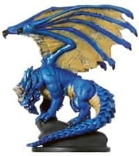 Large Blue Dragon - Deathknell - D & D Miniatures card