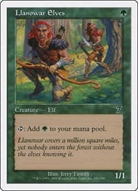 Llanowar Elves - 7th Edition - Magic: The Gathering card