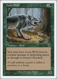 Lone Wolf - 7th Edition - Magic: The Gathering card